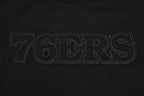 NBA PHILADELPHIA 76ERS NEUTRAL WOMEN'S BOXY TEE (BLACK)
