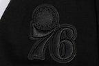 NBA PHILADELPHIA 76ERS NEUTRAL WOMEN'S BOXY TEE (BLACK)