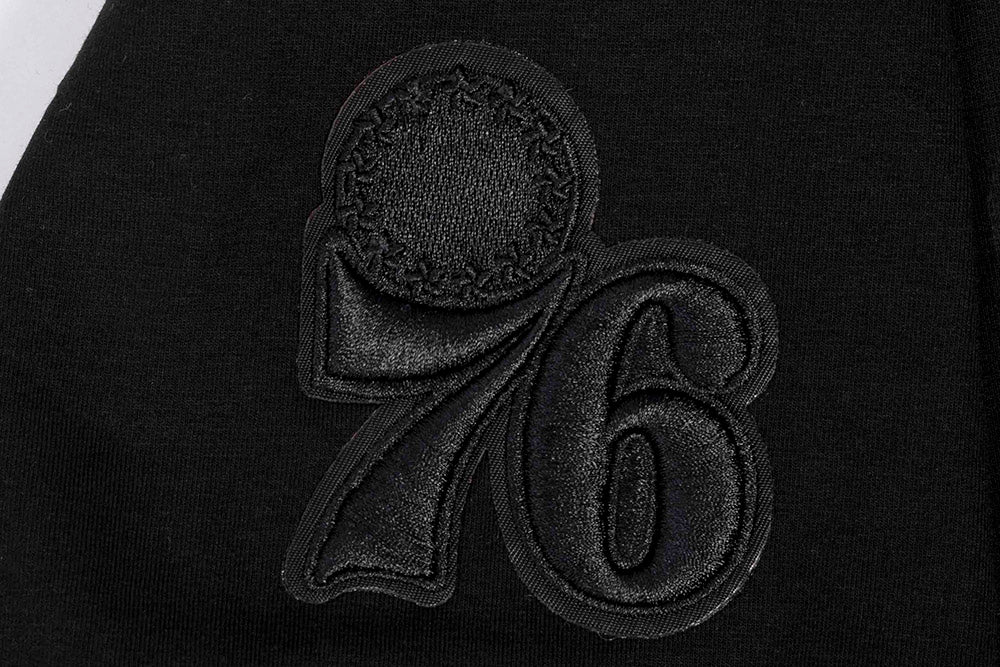 NBA PHILADELPHIA 76ERS NEUTRAL WOMEN'S BOXY TEE (BLACK)