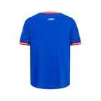NBA PHILADELPHIA 76ERS RETRO CLASSIC BIG BOY'S SS STRIPED RIB TEE (ROYAL BLUE/RED)