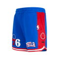 NBA PHILADELPHIA 76ERS RETRO CLASSIC BIG BOY'S FLC 2.0 SHORT (ROYAL BLUE/RED)