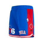 NBA PHILADELPHIA 76ERS RETRO CLASSIC BIG BOY'S FLC 2.0 SHORT (ROYAL BLUE/RED)