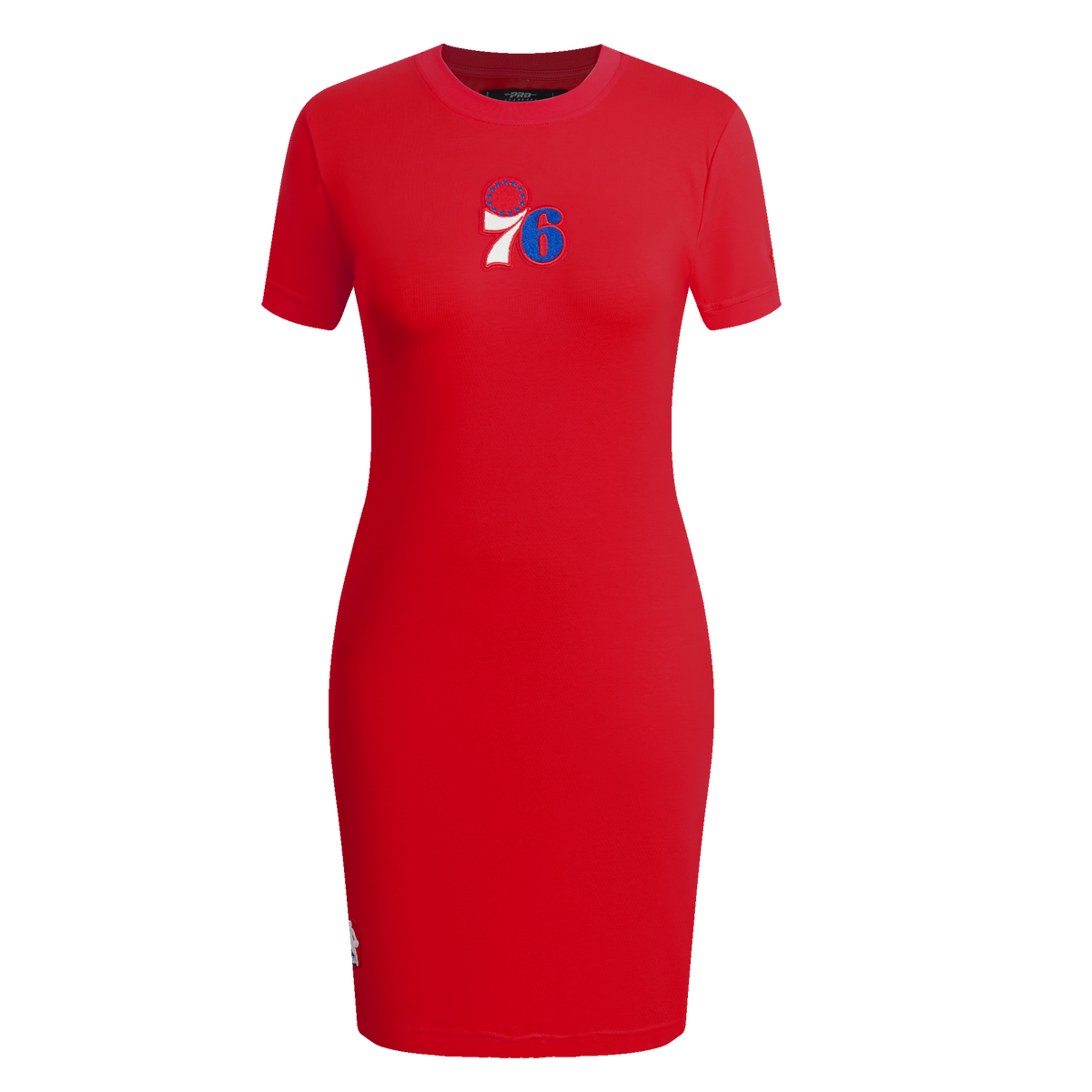 NBA PHILADELPHIA 76ERS CLASSIC CHENILLE ROBE MOULANTE POUR FEMME (ROUGE)