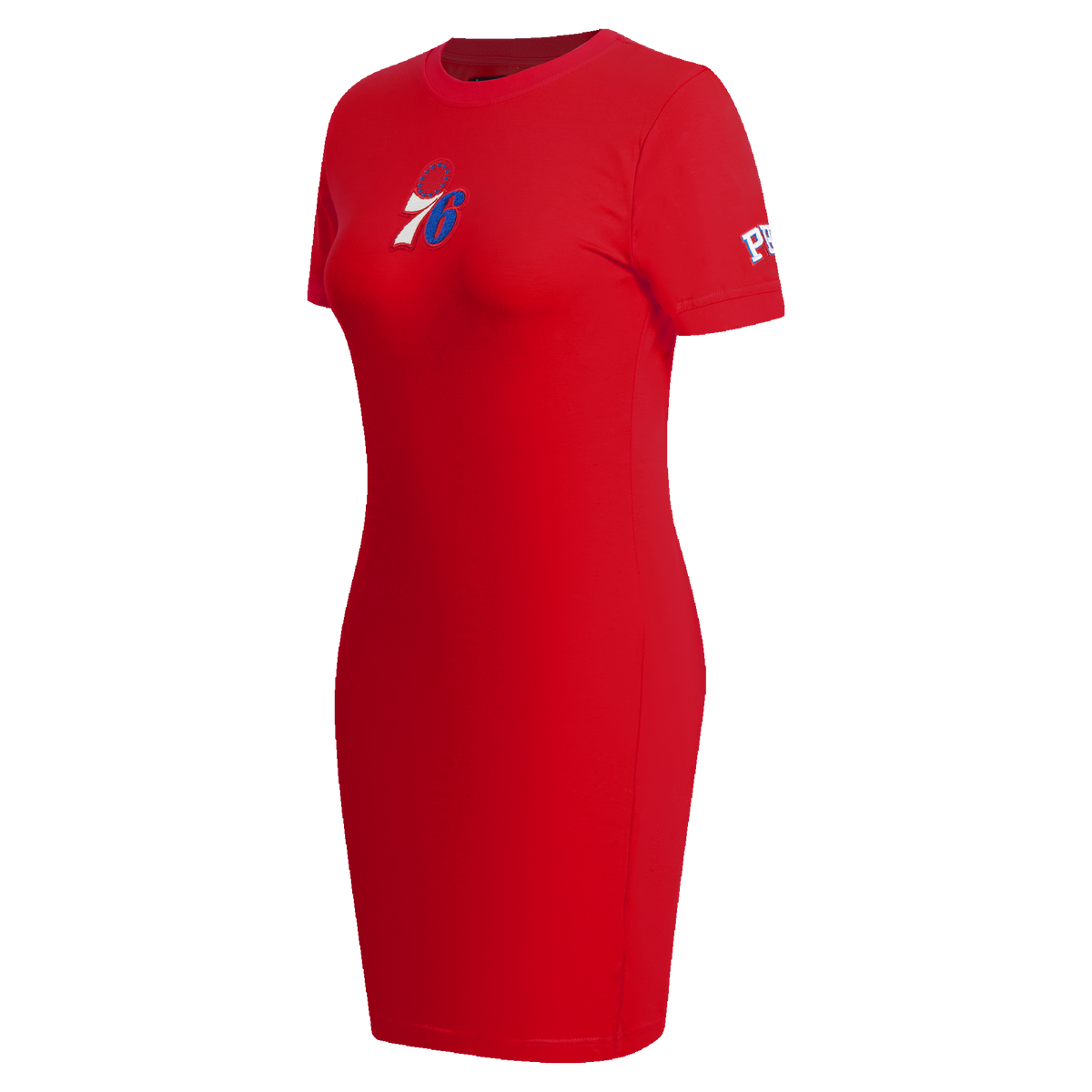 NBA PHILADELPHIA 76ERS CLASSIC CHENILLE ROBE MOULANTE POUR FEMME (ROUGE)
