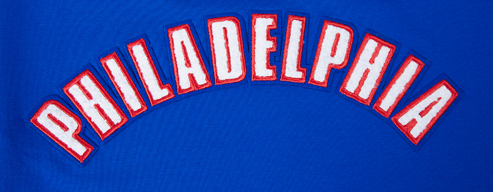 NBA PHILADELPHIA 76ERS CLASSIC ROBE MOULANTE POUR FEMME (BLEU ROYAL)
