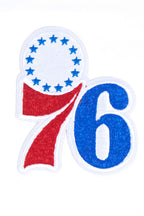 NBA PHILADELPHIA 76ERS CLASSIC CHENILLE WOMEN'S BODYCON DRESS (WHITE)