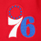 NBA PHILADELPHIA 76ERS CLASSIC BIG BOY'S FLC PO HOODIE (RED)