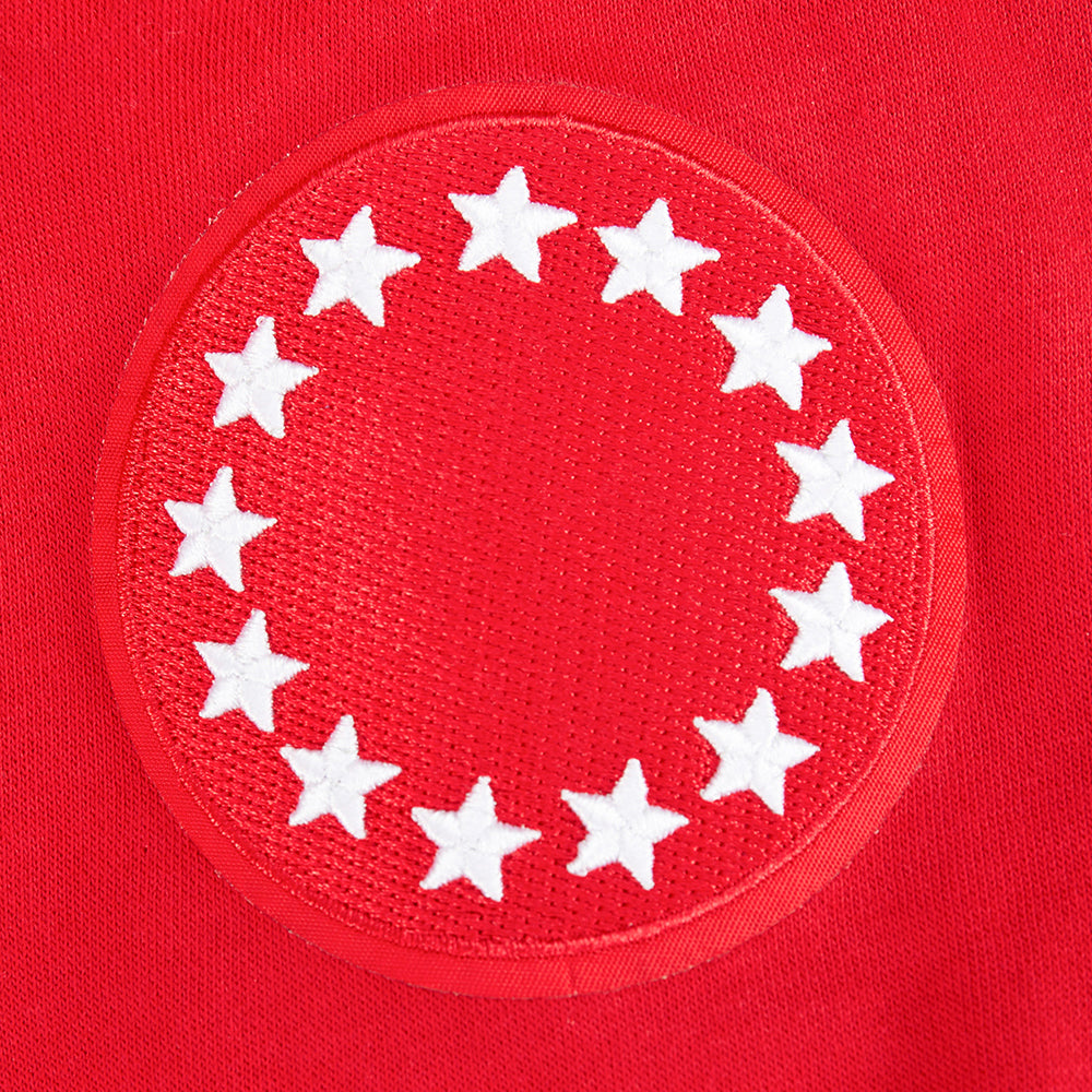 NBA PHILADELPHIA 76ERS CLASSIC BIG BOY'S FLC PO HOODIE (RED)