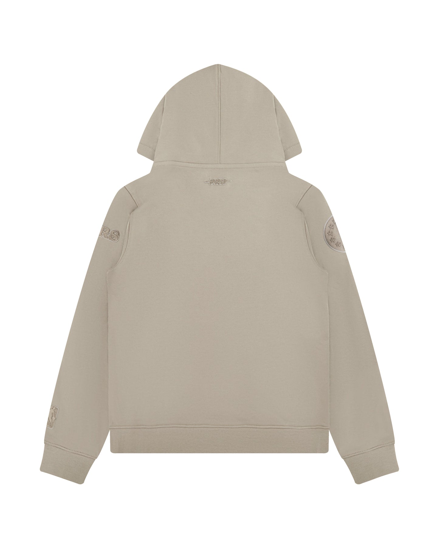 NBA PHILADELPHIA 76ERS NEUTRAL BIG BOYS FLEECE PULLOVER HOODIE (TAUPE)