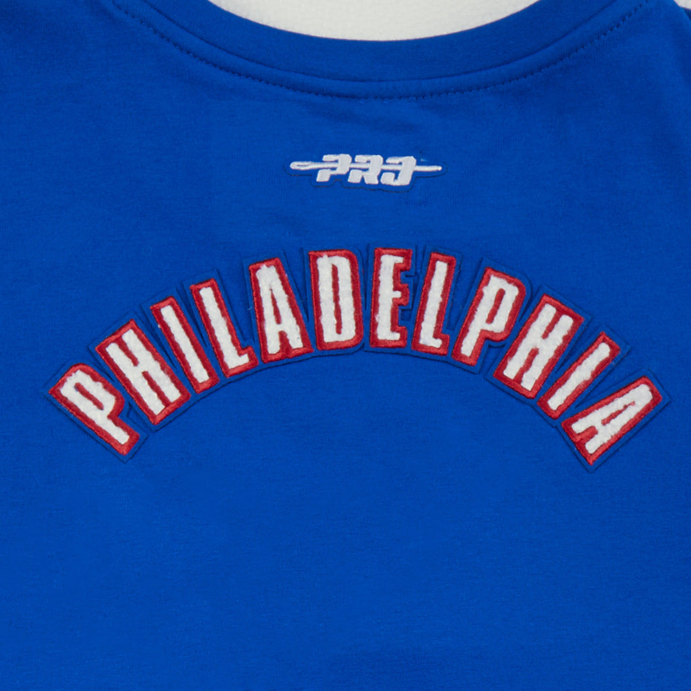 NBA PHILADELPHIA 76ERS CLASSIC BIG GIRL'S TEE DRESS (ROYAL BLUE)