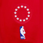 NBA PHILADELPHIA 76ERS CLASSIC WOMEN'S FLC PO HOODIE (RED)