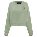 NBA PHILADELPHIA 76ERS NEUTRAL FLEECE CREWNECK (MOSS)