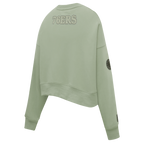 NBA PHILADELPHIA 76ERS NEUTRAL FLEECE CREWNECK (MOSS)