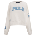 NBA PHILADELPHIA 76ERS VARSITY BLUES WOMEN'S CREWNECK (LINEN)