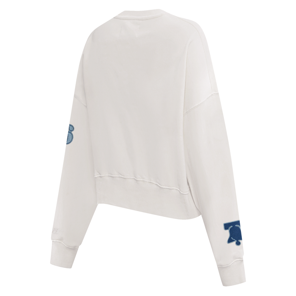NBA PHILADELPHIA 76ERS VARSITY BLUES WOMEN'S CREWNECK (LINEN)