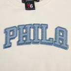 NBA PHILADELPHIA 76ERS VARSITY BLUES WOMEN'S CREWNECK (LINEN)