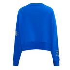NBA PHILADELPHIA 76ERS VARSITY BLUES WOMEN'S CREWNECK (ROYAL BLUE)