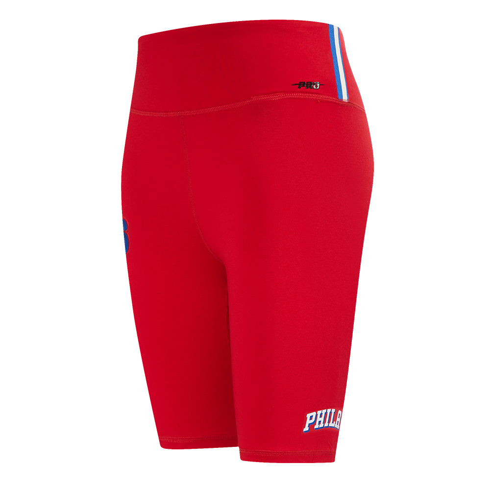 NBA PHILADELPHIA 76ERS CLASSIC WOMEN'S JERSEY BIKE SHORT (RED)