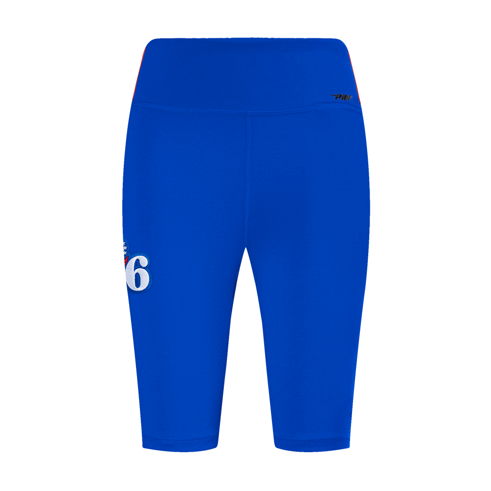 NBA PHILADELPHIA 76ERS CLASSIC WOMEN'S JERSEY BIKE SHORT (ROYAL BLUE)