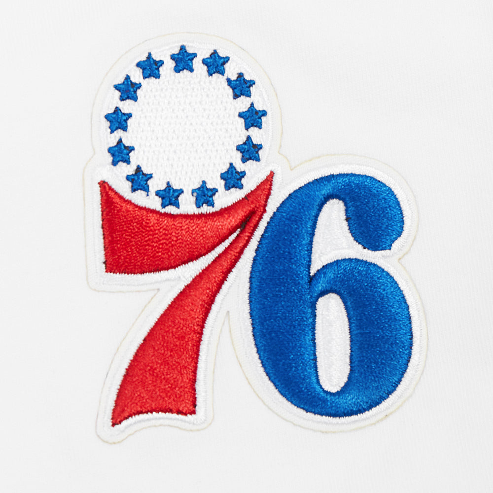 NBA PHILADELPHIA 76ERS CLASSIC CUISSARD EN JERSEY À TAILLE HAUTE (BLANC)