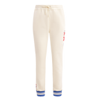 NBA PHILADELPHIA 76ERS RETRO CLASSIC WOMEN'S SWEATPANT (EGGSHELL/ROYAL BLUE)