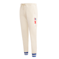 NBA PHILADELPHIA 76ERS RETRO CLASSIC WOMEN'S SWEATPANT (EGGSHELL/ROYAL BLUE)