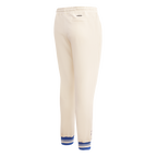 NBA PHILADELPHIA 76ERS RETRO CLASSIC WOMEN'S SWEATPANT (EGGSHELL/ROYAL BLUE)