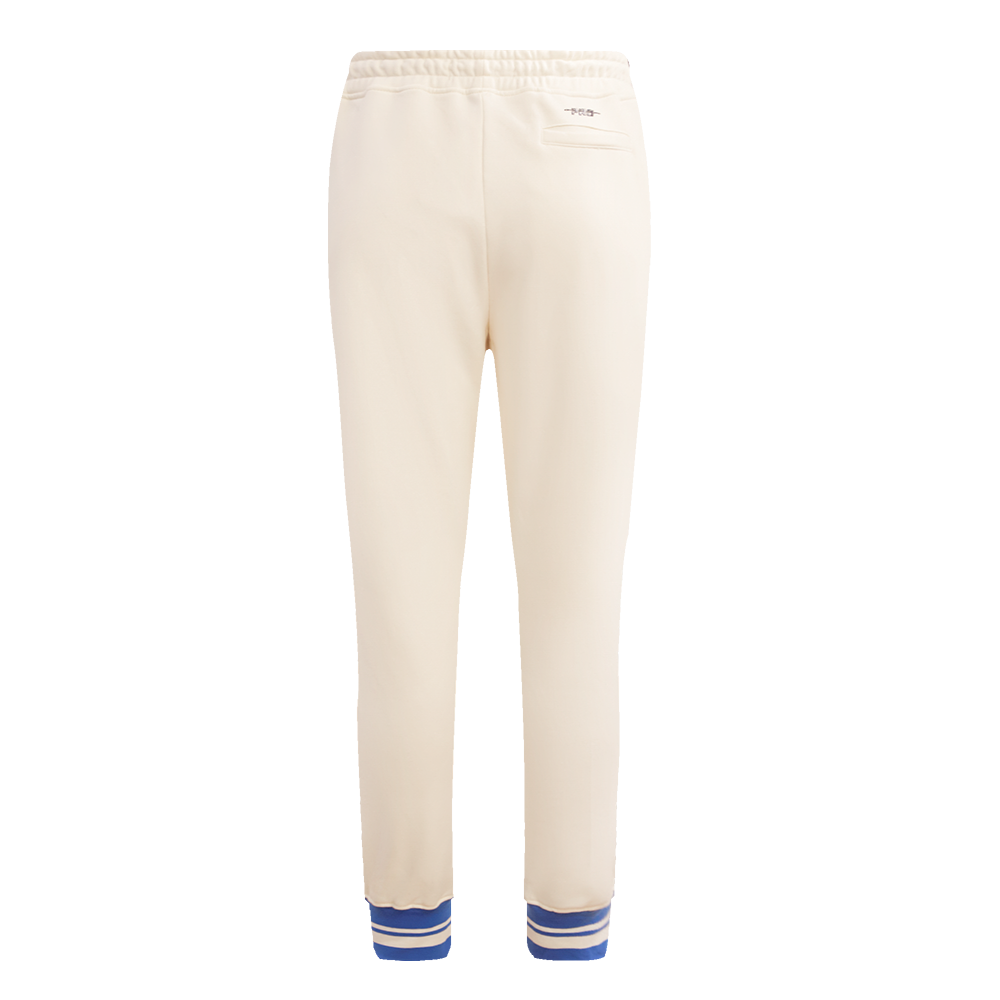 NBA PHILADELPHIA 76ERS RETRO CLASSIC WOMEN'S SWEATPANT (EGGSHELL/ROYAL BLUE)