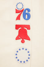 NBA PHILADELPHIA 76ERS RETRO CLASSIC WOMEN'S SWEATPANT (EGGSHELL/ROYAL BLUE)