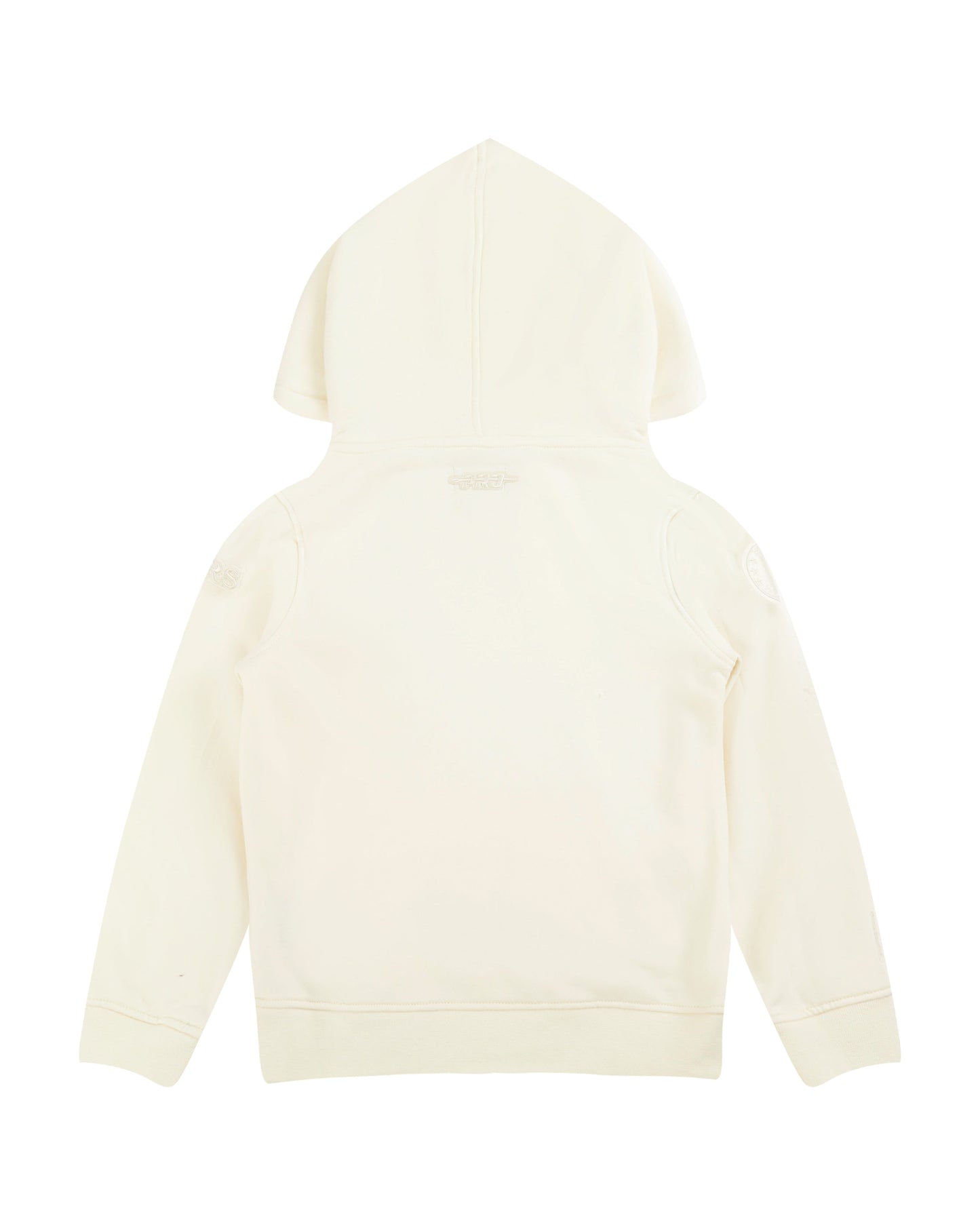 NBA PHILADELPHIA 76ERS NEUTRAL LITTLE BOYS FLEECE PULLOVER HOODIE (EGGSHELL)