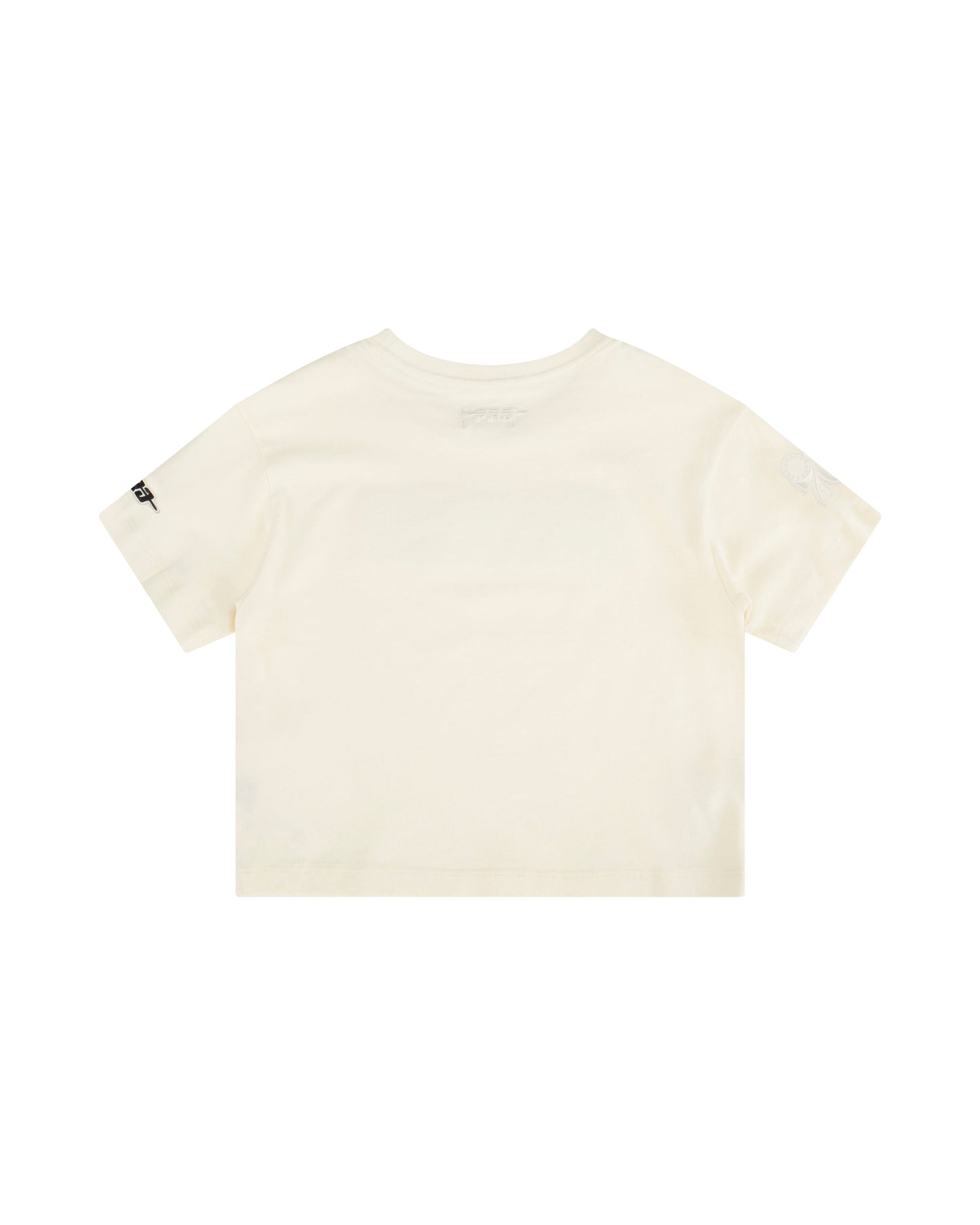 NBA PHILADELPHIA 76ERS NEUTRAL LITTLE GIRLS SHORT SLEEVE BOXY TEE (EGGSHELL)