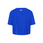 NBA PHILADELPHIA 76ERS RETRO CLASSIC LITTLE GIRL'S SHORT SLEEVE BOXY TEE (ROYAL BLUE)