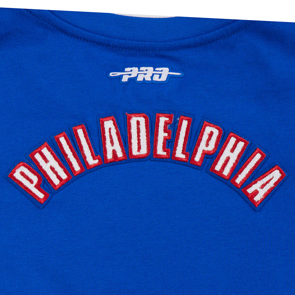 NBA PHILADELPHIA 76ERS CLASSIC LITTLE GIRL'S TEE DRESS (ROYAL BLUE)