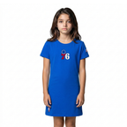 NBA PHILADELPHIA 76ERS CLASSIC LITTLE GIRL'S TEE DRESS (ROYAL BLUE)