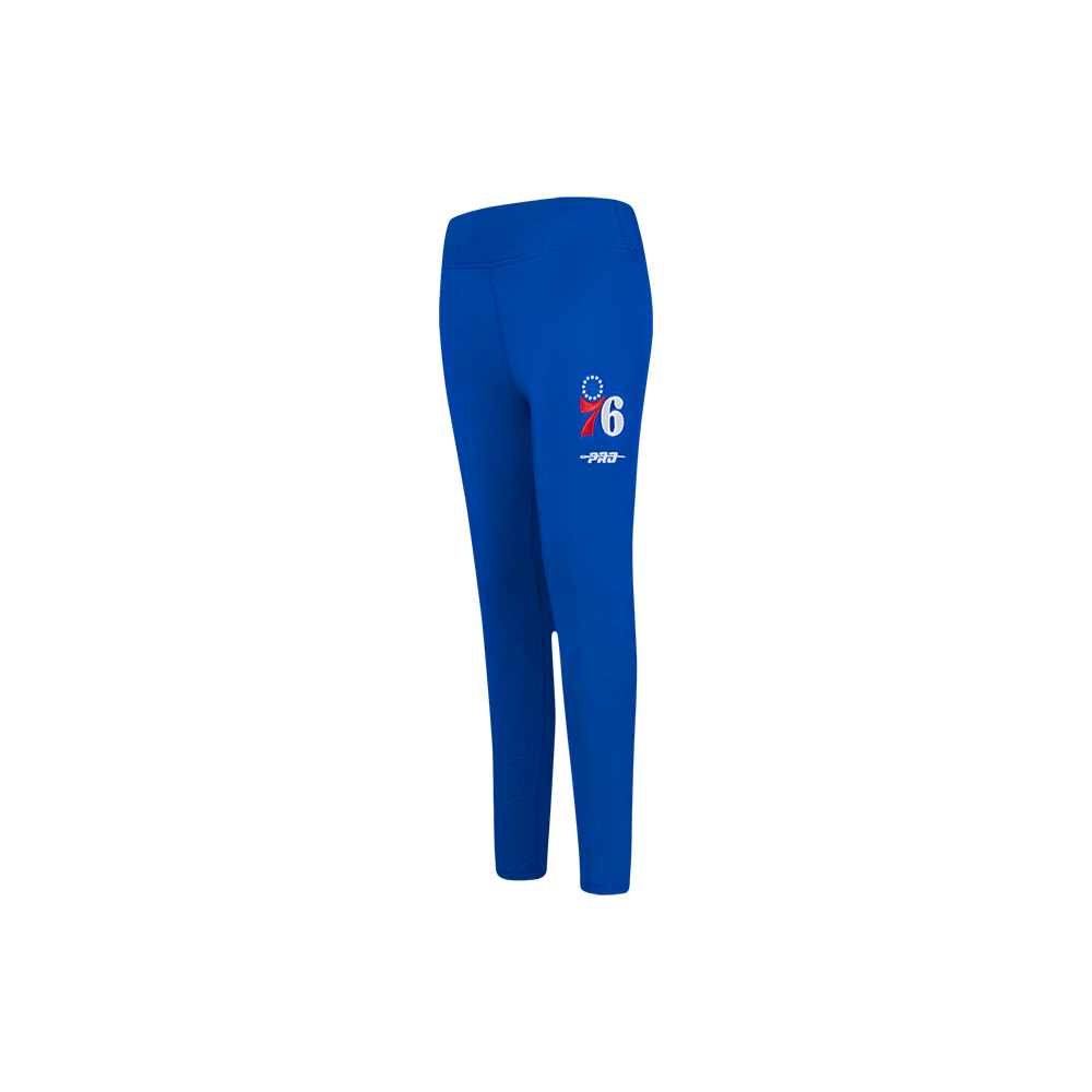 NBA PHILADELPHIA 76ERS RETRO CLASSIC LITTLE GIRL'S LEGGING (ROYAL BLUE)