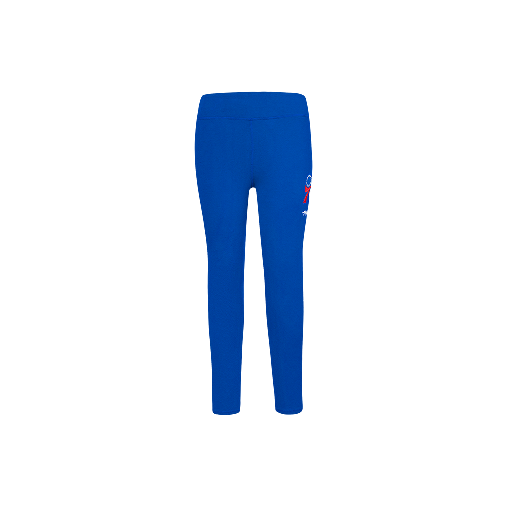 NBA PHILADELPHIA 76ERS RETRO CLASSIC LITTLE GIRL'S LEGGING (ROYAL BLUE)