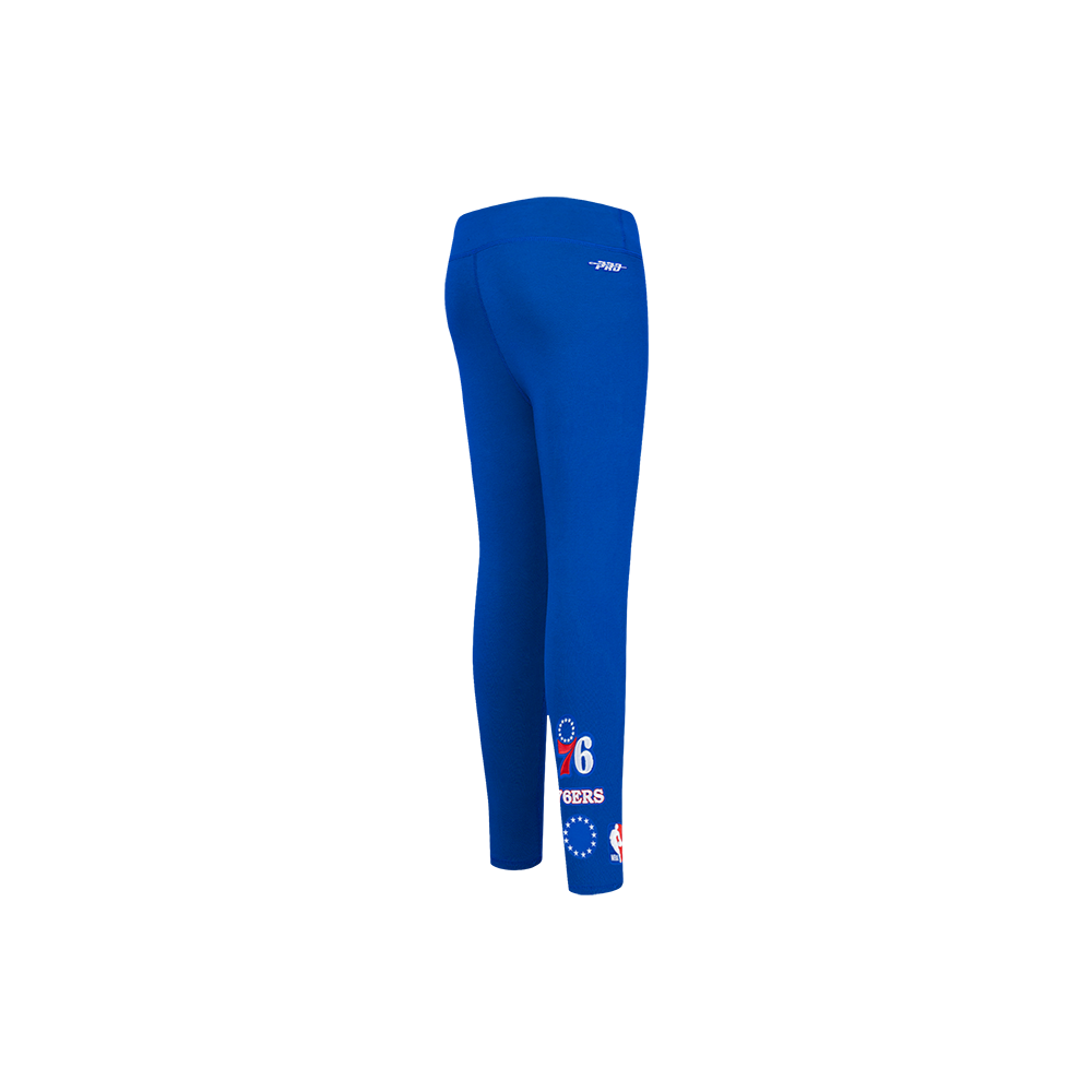 NBA PHILADELPHIA 76ERS RETRO CLASSIC LITTLE GIRL'S LEGGING (ROYAL BLUE)
