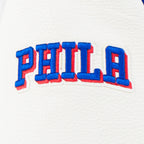 NBA PHILADELPHIA 76ERS CLASSIC TODDLER BOY'S WOOL VARSITY JACKET (ROYAL BLUE/WHITE)