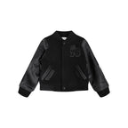 NBA PHILADELPHIA 76ERS TRIPLE BLACK BLOUSON COLLÉGIAL EN LAINE POUR GARÇON BAMBIN (NOIR DE JAIS)
