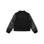 NBA PHILADELPHIA 76ERS TRIPLE BLACK BLOUSON COLLÉGIAL EN LAINE POUR GARÇON BAMBIN (NOIR DE JAIS)