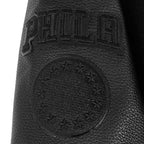 NBA PHILADELPHIA 76ERS TRIPLE BLACK BLOUSON COLLÉGIAL EN LAINE POUR GARÇON BAMBIN (NOIR DE JAIS)