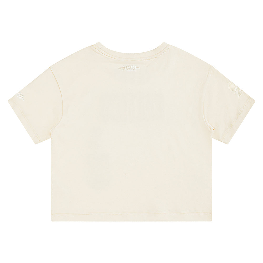 NBA PHILADELPHIA 76ERS NEUTRAL TODDLER GIRLS SHORT SLEEVE BOXY TEE (EGGSHELL)