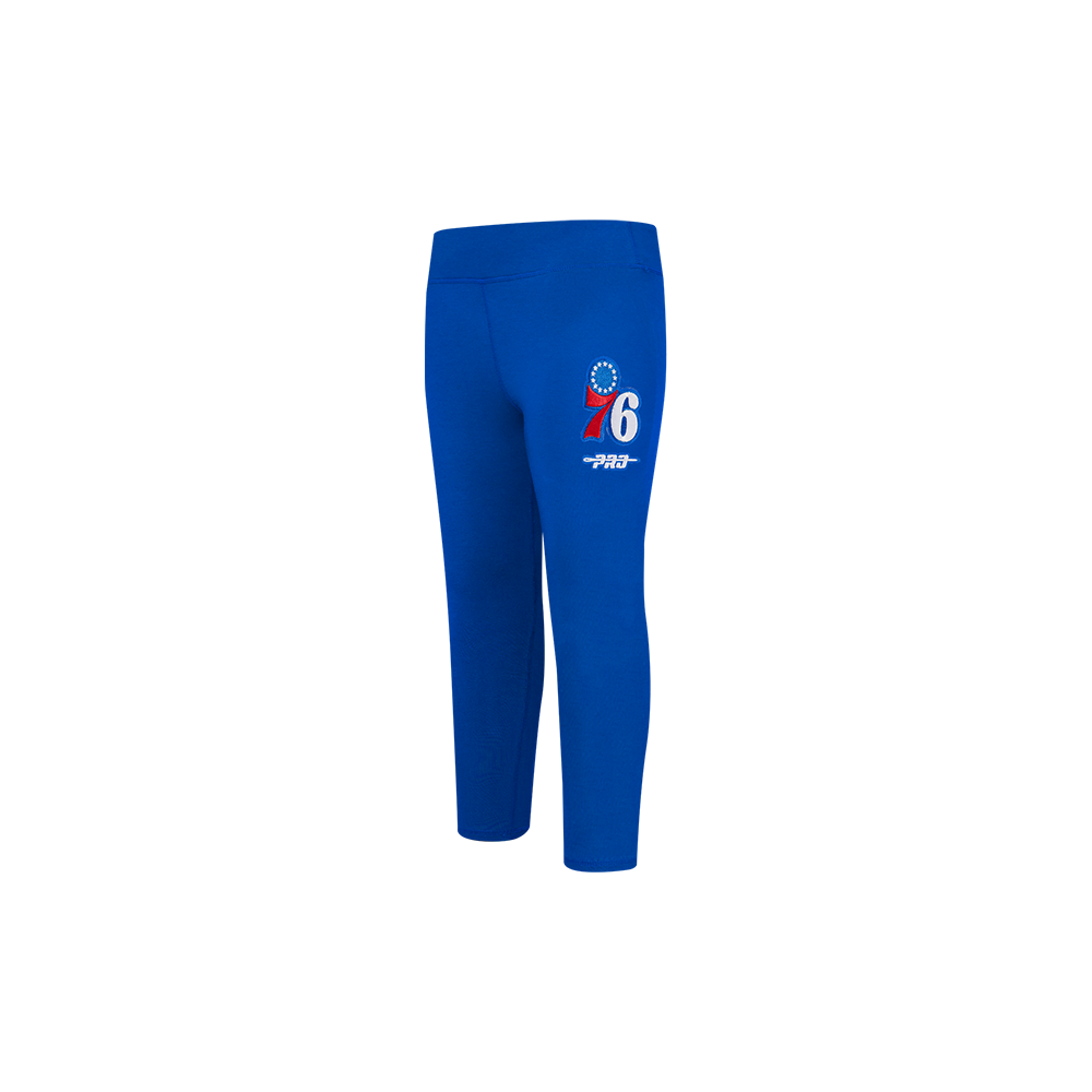 NBA PHILADELPHIA 76ERS RETRO CLASSIC TODDLER GIRL'S LEGGING (ROYAL BLUE)
