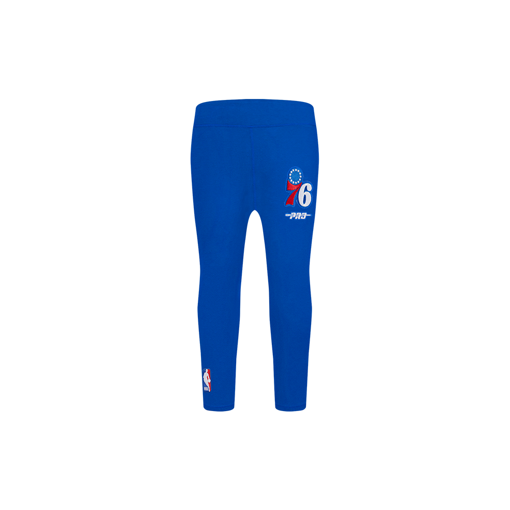 NBA PHILADELPHIA 76ERS RETRO CLASSIC TODDLER GIRL'S LEGGING (ROYAL BLUE)