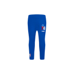NBA PHILADELPHIA 76ERS RETRO CLASSIC TODDLER GIRL'S LEGGING (ROYAL BLUE)