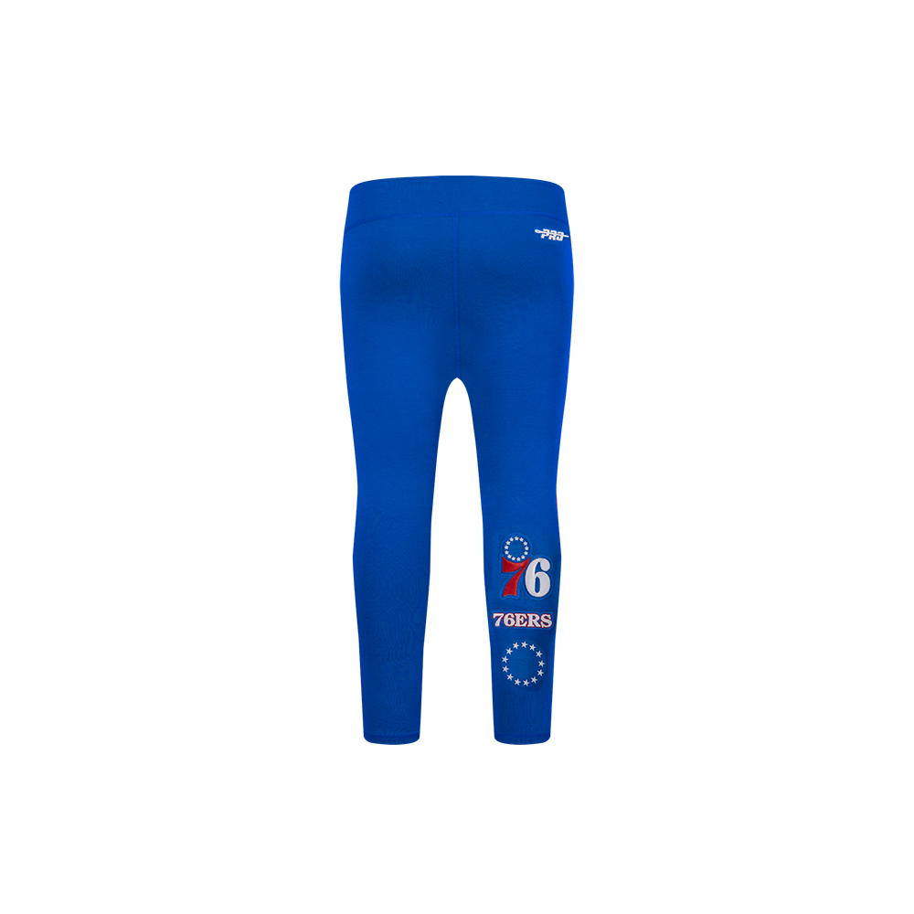 NBA PHILADELPHIA 76ERS RETRO CLASSIC TODDLER GIRL'S LEGGING (ROYAL BLUE)