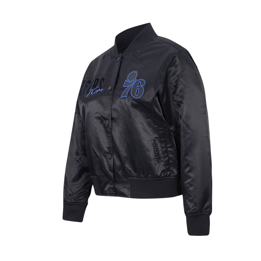 NBA PHILADELPHIA 76ERS ECLIPSE WOMEN'S COAT (BLACK)