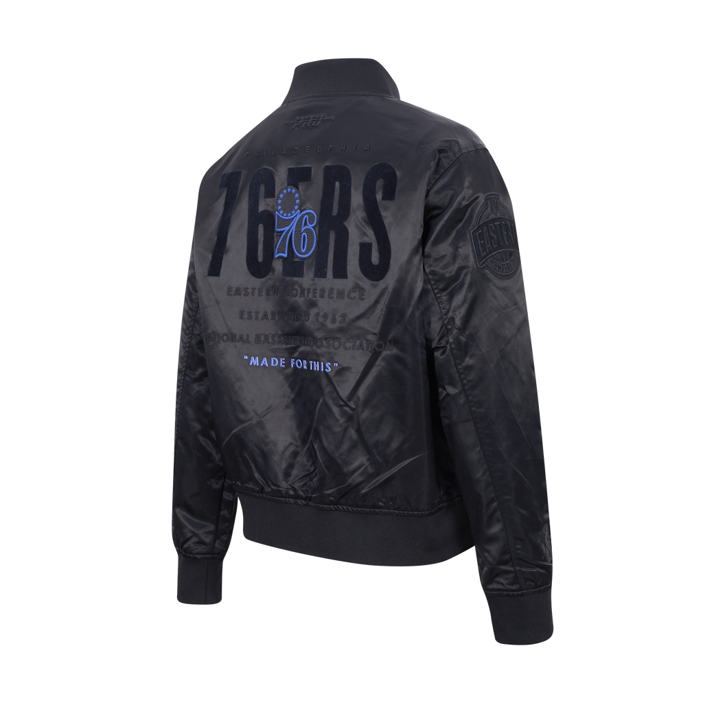 NBA PHILADELPHIA 76ERS ECLIPSE WOMEN'S COAT (BLACK)