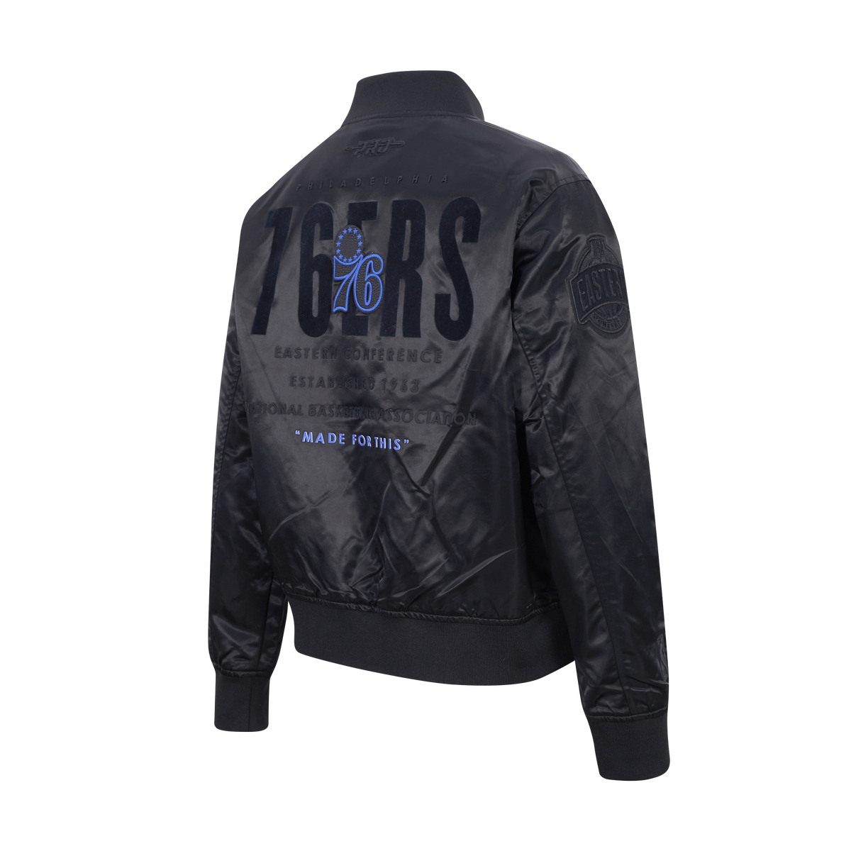 NBA PHILADELPHIA 76ERS ECLIPSE WOMEN'S COAT (BLACK)
