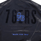 NBA PHILADELPHIA 76ERS ECLIPSE WOMEN'S COAT (BLACK)